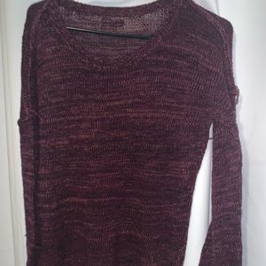 Purple Semi-Sheer Mudd Sweater